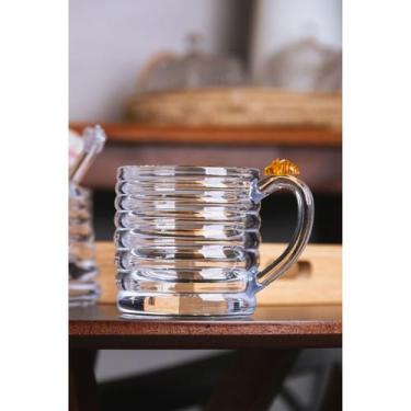 Imagem de Xícara de Chá pires Little Bee 200ml de Cristal Ecológico - Lyor