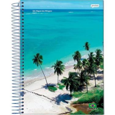 Imagem de Caderno Espiral 1/4 Capa Dura Brasilidade 200FLS PCT.C/05 - Jandaia