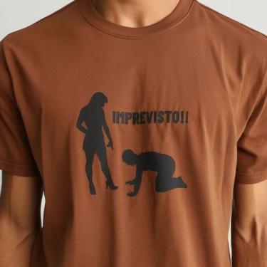 Imagem de Camisa Dia Dos Namorados Frase Divertida Imprevisto Algodao Urbano Cas