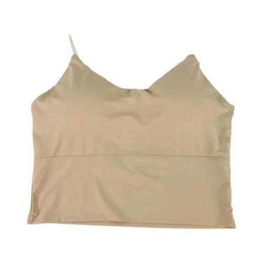 Imagem de Camisola Esportiva Sem Costura Em Seda Gelada Para Mulheres, Top Com A