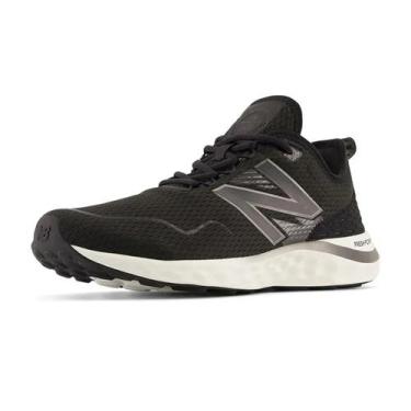 Imagem de Tênis New Balance Fresh Foam Preto/Branco - Masculino, 39, Preto, Bran