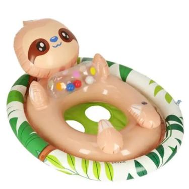 Imagem de Boia Inflável baby Bote Preguiça 76x58cm REF 59570 - Intex, Bicho Preg