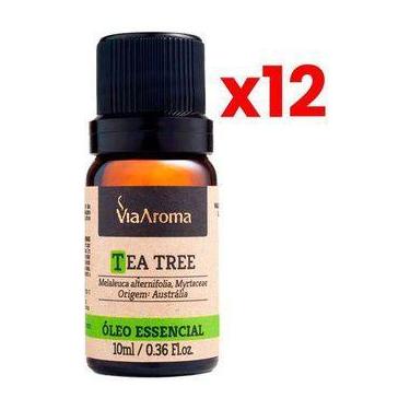Imagem de Óleo Essencial Melaleuca Tea Tree 12 X 10ml - Via Aroma