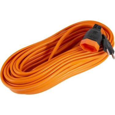 Imagem de Extensão Elétrica com 20 Metros, Cabo PP 2 x 2,50 Mm², 2P Laranja, Mod