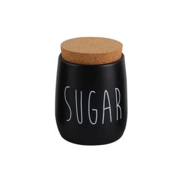 Imagem de Porta-Condimentos Oak Sugar Preto 850ml - Yoi