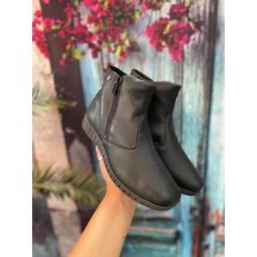 Imagem de Bota Campesi Cano Curto Preta, 36