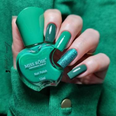 Imagem de Esmalte Miss Rose Cremosos 12ml  Cores Vibrantes e Alta Duração, 053