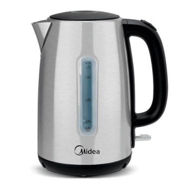 Imagem de Chaleira Elétrica Midea 1,7 L com visor Inox 220V EKA23X2