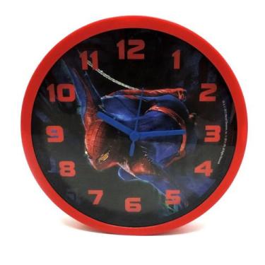 Imagem de Relógio De Parede Quarto Meninos Infantil Homem Aranha Decoração - Ged
