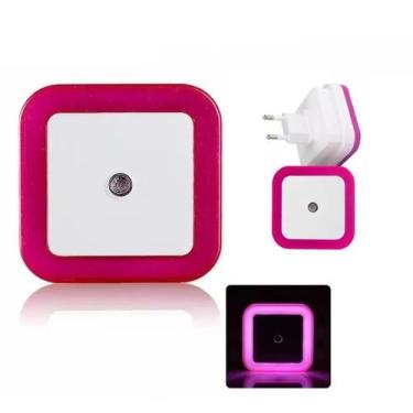 Imagem de Kit 5 LuzNoturna Abajour Led Vermlho Sensor Acende Autmático - Buba Im
