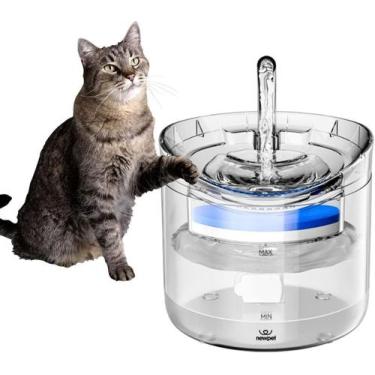 Imagem de Super Fonte Bebedouro De Água 1.8l Filtro Cães E Gatos Premium Pet - p