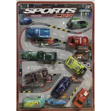 Imagem de Brinquedo Kit com 8 Carrinhos Coleção Filme Carros - BBLK