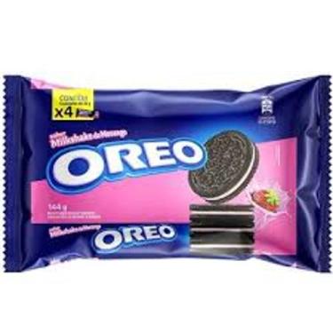 Imagem de Biscoito Oreo Sabor Milkshake De Morango 144g - Super Mercado Bes