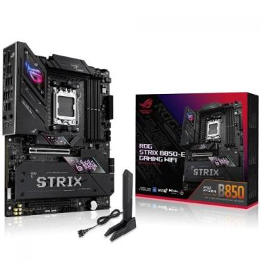 Imagem de Placa Mãe Asus ROG Strix B850-E Gaming WiFi, Chipset B850, AMD AM5, AT