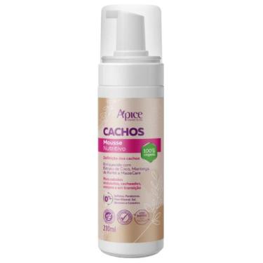 Imagem de Mousse Nutritivo Capilar Apice Cachos Vegano Cabelo Cacheado 210ml