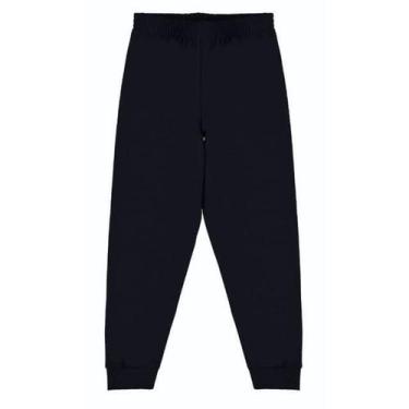 Imagem de Calça Moletom Infantil Unissex Malwee 12 ao 18 Ref. 0108790, Preto, 12