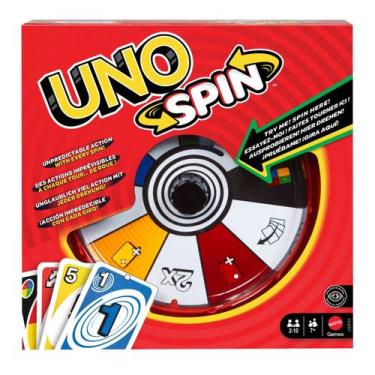 Imagem de Jogo de Cartas Uno Spin Novo Mattel Original
