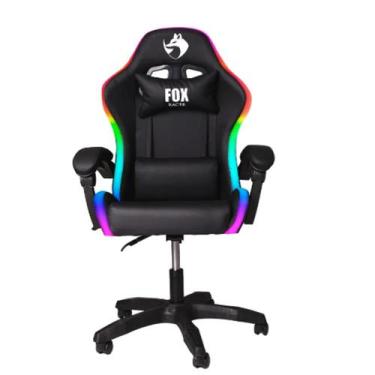 Imagem de Cadeira Gamer Fox Racer Nordic RGB Encosto Ajustável  - FOX ONLINE, Pr