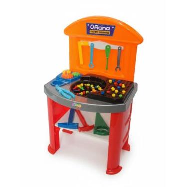 Imagem de Bancada Oficina de Ferramentas Brinquedo Infantil Completa Com Acessór