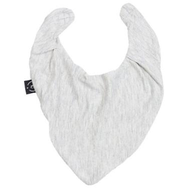 Imagem de Babador Bandana para Bebês Mescla Claro Penka Bib - Marie