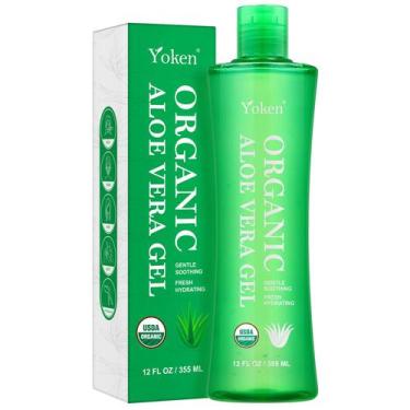 Imagem de Gel de Aloe Vera Orgânico Yoken 355 ml Sem Álcool