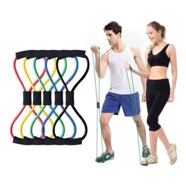 Imagem de Elástico De Tensão Multifuncional Exercícios Braço Perna - GRUPO SHOPM