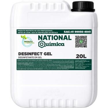 Imagem de Desinfetante em Gel 20 L Desinfect Gel National Química