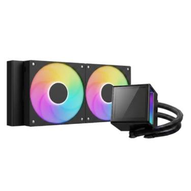 Imagem de Water Cooler Gamdias Chione (AMD / Intel) - RGB - Display Digital - Pr