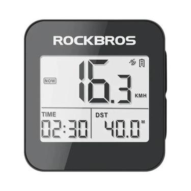 Imagem de Ciclocomputador GPS ROCKBROS À Prova d'Água Com Velocímetro Digital E 