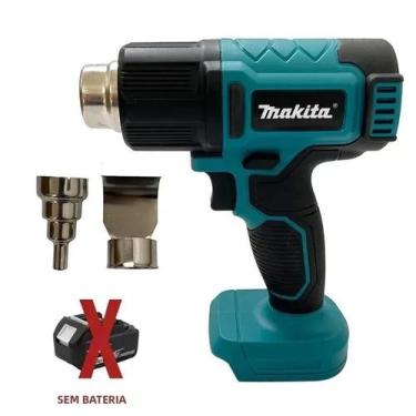 Imagem de Pistola De Calor Ajustável Sem Fio 18V Makita, Ferramenta Elétrica Por