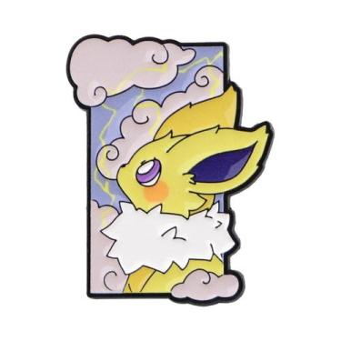 Imagem de Pins De Esmalte De Desenho Animado De Elfo E Animal De Anime, Broche D