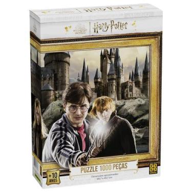 Imagem de Quebra-Cabeça - 1000 Peças - Castelo Harry Potter - 3617 - Grow