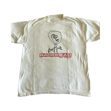 Imagem de Camiseta Gráfica Vintage Punk Hip Hop Dos Anos 90 Para Homens, Radiohe