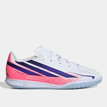 Imagem de Chuteira Infantil Futsal Adidas F50 Hyperfast Club Copa Do Mundo, Bran