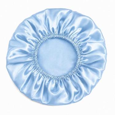 Imagem de Touca de Cetim Simples para Cabelo Antifrizz com Elástico Confortável 