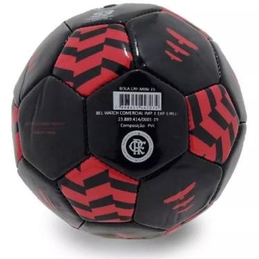 Imagem de Mini Bola Flamengo Futebol 15 - Sport Bel, Preto, Vermelho