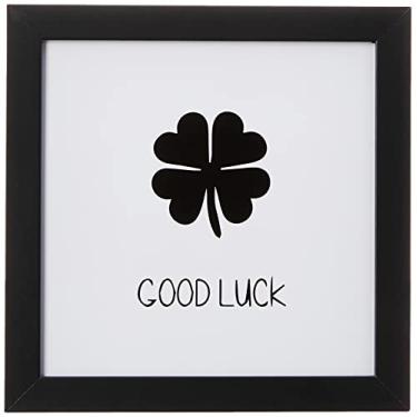 Imagem de Quadro Decorativo 23x23 Moldura Slim Black 160321112, Design Up, Colorido