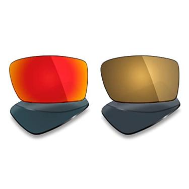 Imagem de 2 pares de lentes polarizadas de substituição da Mryok para óculos de sol Oakley X Squared – Opções