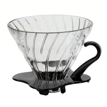 Imagem de Coador De Café Tipo Hario V60 Porta Filtro De Vidro (1-4 Doses)