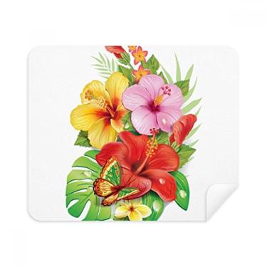 Imagem de Buquê de flores borboleta, melhor desejo, pano de limpeza de tela, 2 peças, tecido de camurça