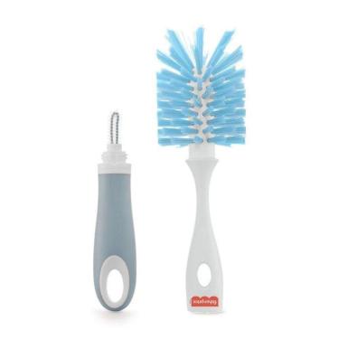 Imagem de Escova De Bicos E Mamadeiras 2 Em 1 First Moments Azul