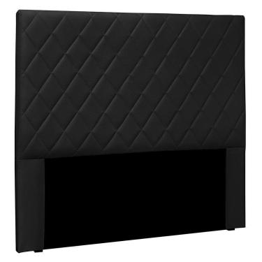 Imagem de Cabeceira Casal 1,40m Esmeralda Corano Preto