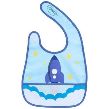 Imagem de Babador Impermeável Azul Espaço PIMPOLHO 91371