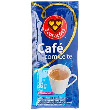 Imagem de Café Com Leite 3 Corações Sachê com 20g