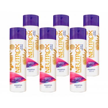 Imagem de Shampoo Neutrox Hidratação Poderosa Mar e Piscina Com Proteção Solar e Hidrata 300ml (Kit com 6)