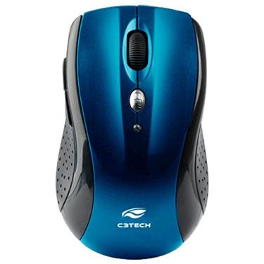 Imagem de C3 TECH M-W012BLV2 Mouse sem Fio com Tecnologia Free Smart Link, Azul, até 1600 DPI, 40 x 65 x 105 mm