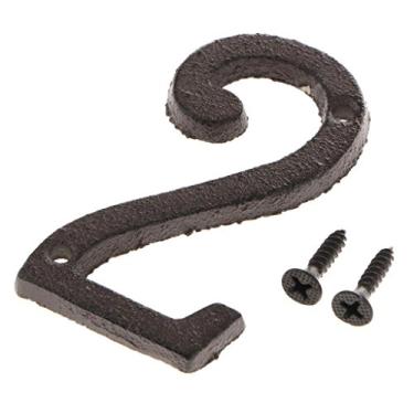 Imagem de Baoblaze licencia de de Número de 1 Peça 2 Parafusos PCS para Endereço Residencial , Número 2