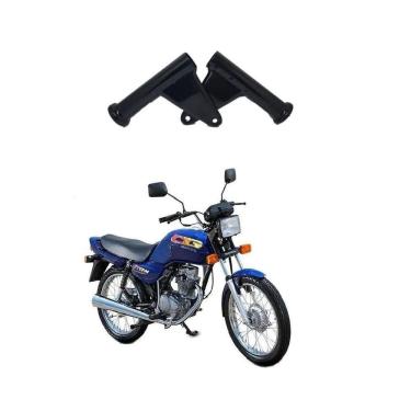 Imagem de Par Suporte Farol Cg Today Titan Até 99 Lado Esq Dir Preto