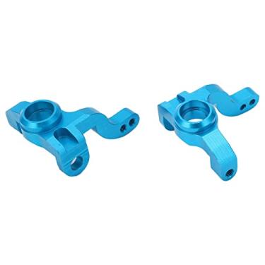 Imagem de Cabeça de direção RC, liga de alumínio de junta de volante RC 2 peças 1/10 RC carro portátil peças de atualização durabilidade