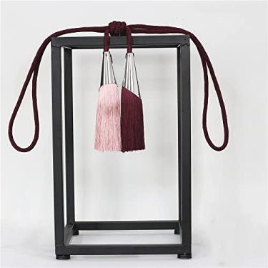 Imagem de Escova de cortina borla franja pendurada cinto bolas acessórios para cortina amarração para amarração decoração do quarto, 04,2 peças